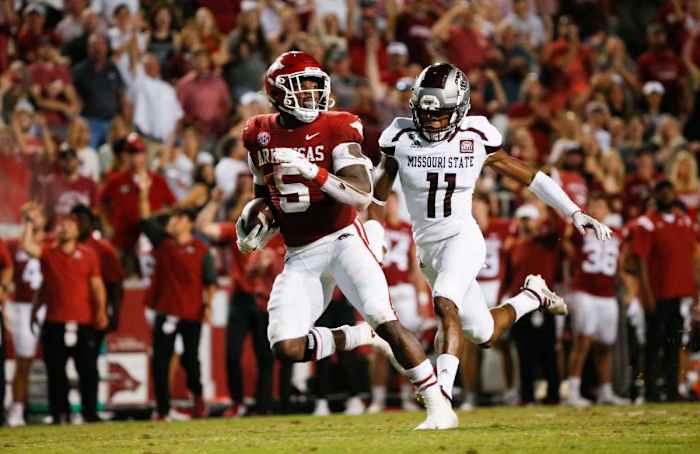 The Missouri State Bears took on the Arkansas Razorback at Arkansas on Saturday, September 17, 2022.